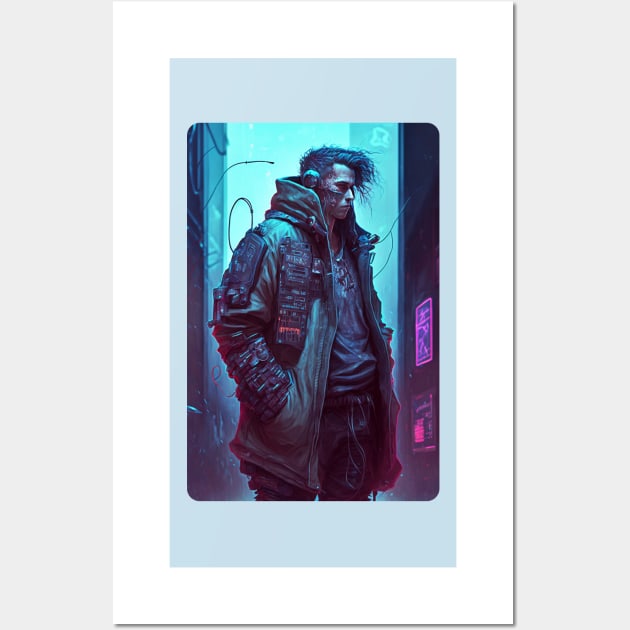 Cyberpunk Hacker - V1.03 Wall Art by SMCLN